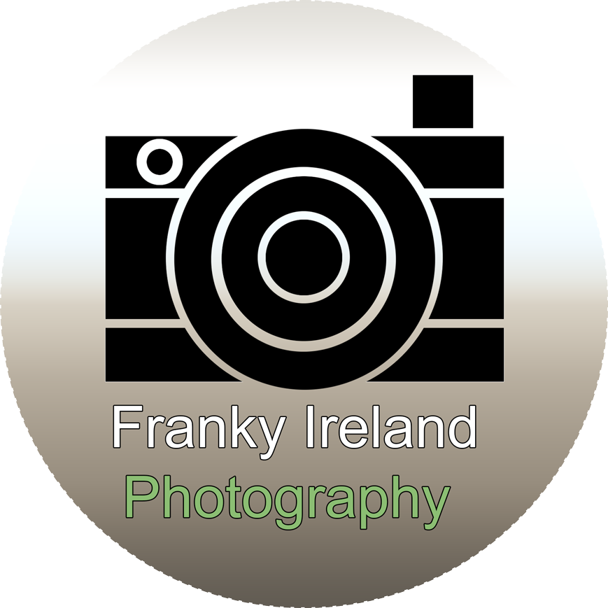 Franky Ireland Photography logo with white and pale green text
